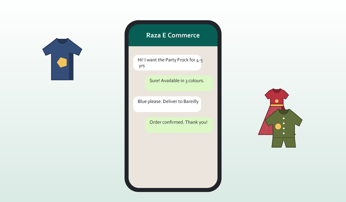 How to Order Kids Clothes from Raza E Commerce on WhatsApp