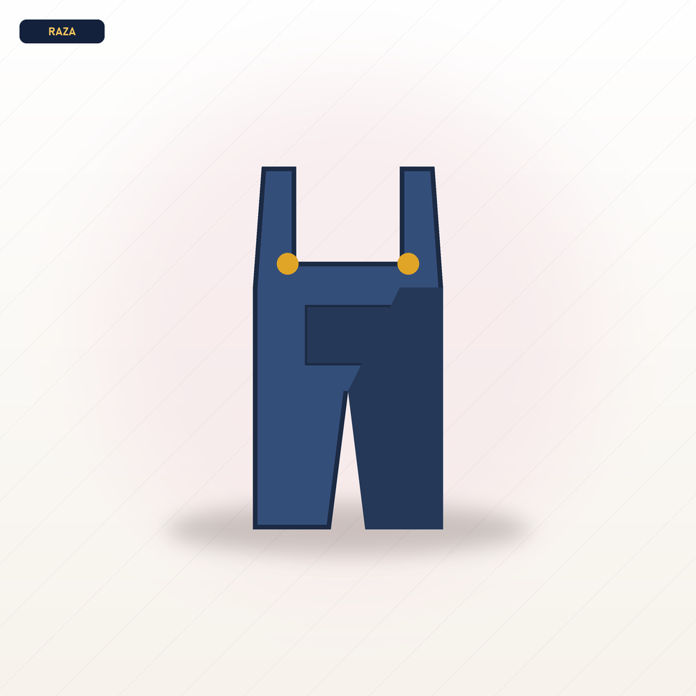 Girls' Denim Dungaree