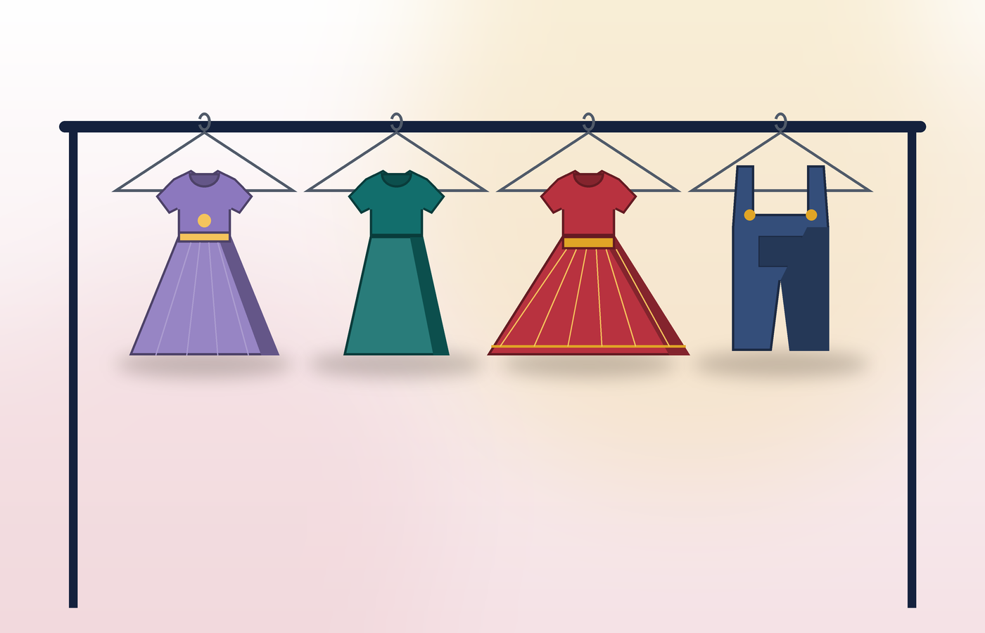 Frocks, Dresses, Lehengas & Dungarees